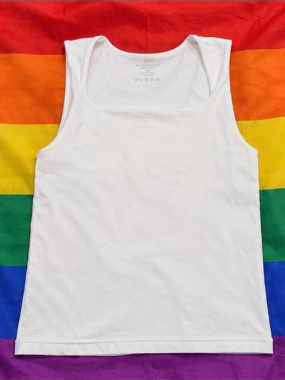 Women’s White Tank Top — New W/O tags- Soft Material - Sleeveless Tank